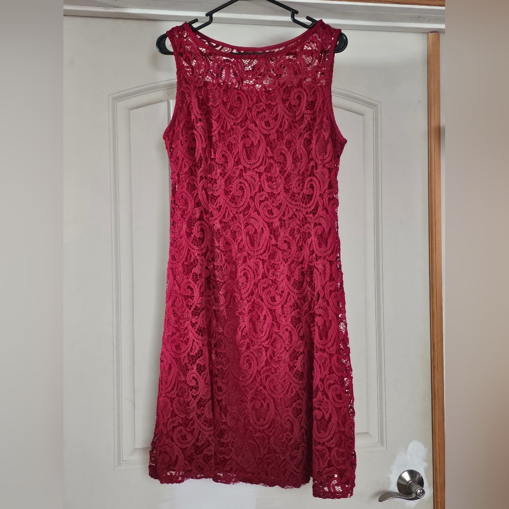 Liz Claiborne red dress, size 12